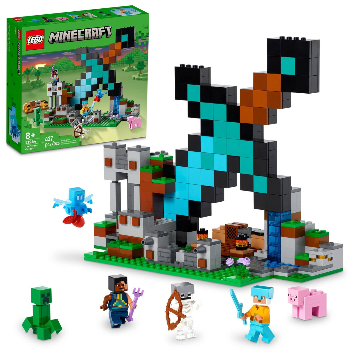 LEGO Minecraft Diamond Sword, a large build for imaginative play and display.