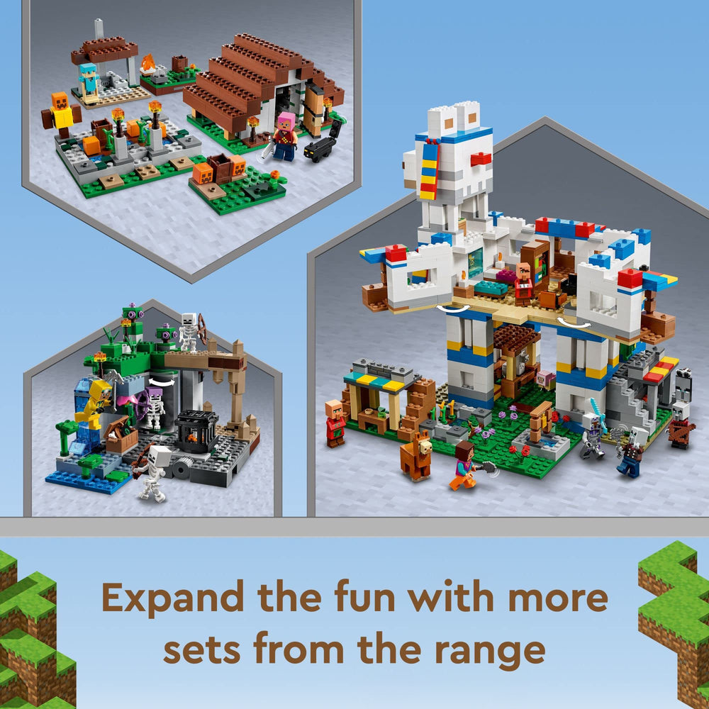 LEGO Minecraft dungeon rotation wall reveals another skeleton for dynamic scenes