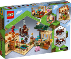 LEGO Minecraft Illager Raid Ravager adds high-energy action for battles.