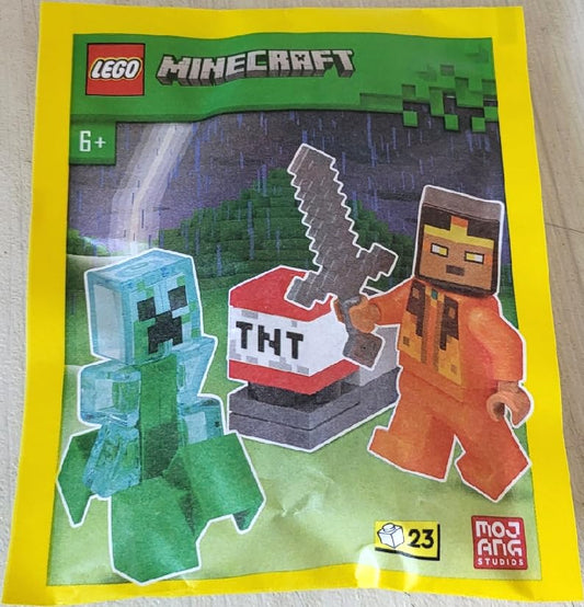 Charged Creeper minifigure detail for action-packed scenes