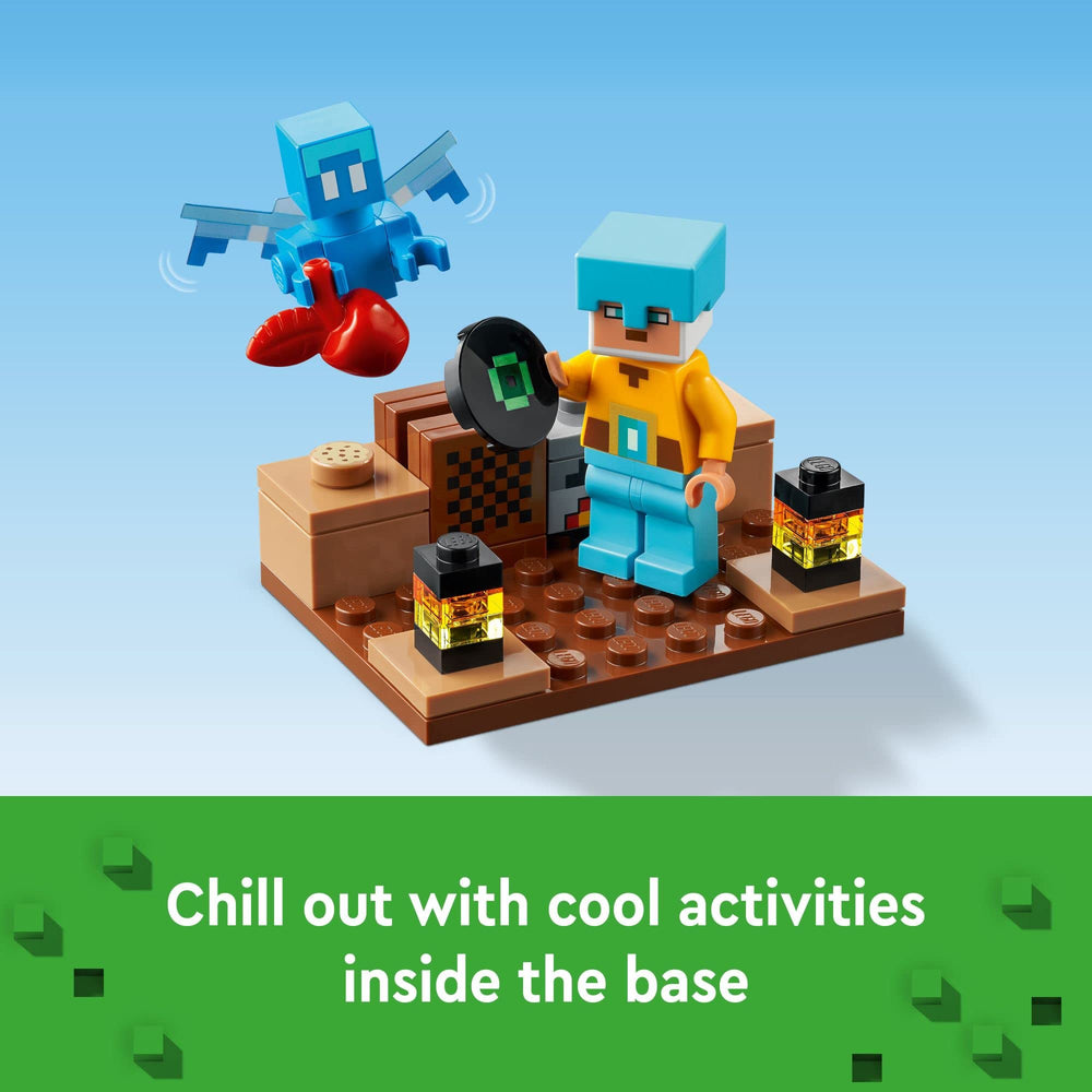 LEGO Minecraft Creeper and Skeleton mobs for classic challenge scenes.