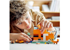 LEGO Minecraft Overworld Adventures Steve minifigure appears for heroic play