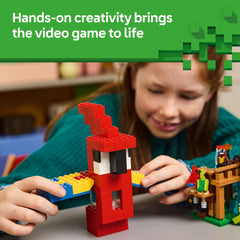 LEGO Minecraft Parrots collection adds color and interaction to tropical builds.