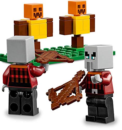 LEGO Minecraft Pillagers crossbow for thrilling challenge