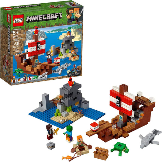 LEGO Minecraft The Pirate Ship Adventure cannons image shows flick-missile action