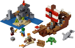 LEGO Minecraft The Pirate Ship Adventure minifigs image with Alex and pirate