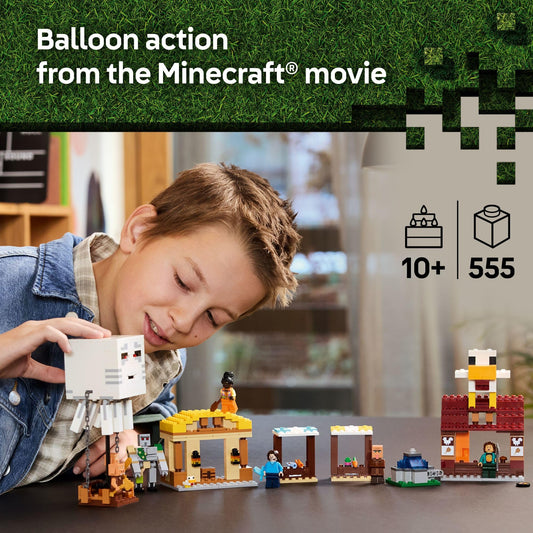 LEGO Minecraft Steve minifigure for hands-on building and action-packed scenes.