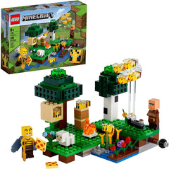 LEGO Minecraft The Bee Farm: bee figures ready to buzz into adventures.