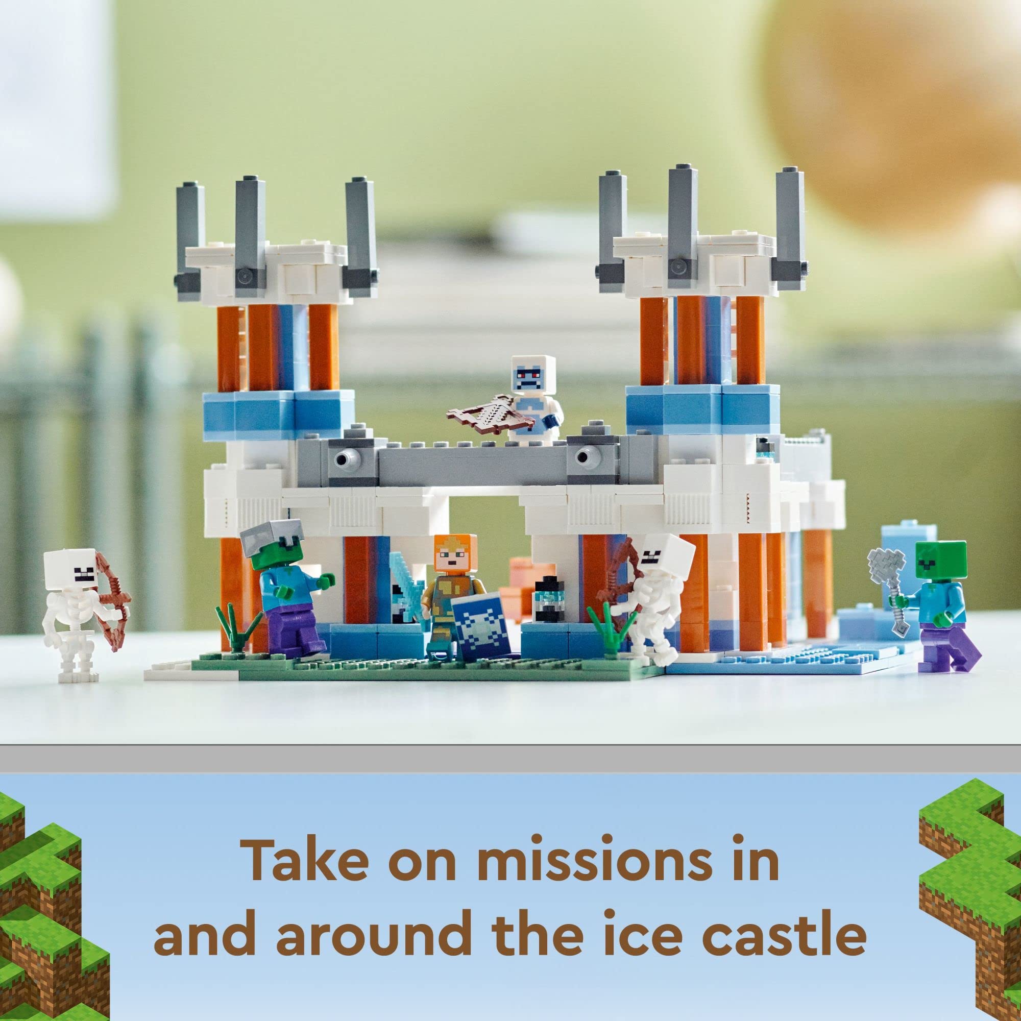 LEGO Minecraft The Ice Castle yeti adds wintry character to battles and storytelling