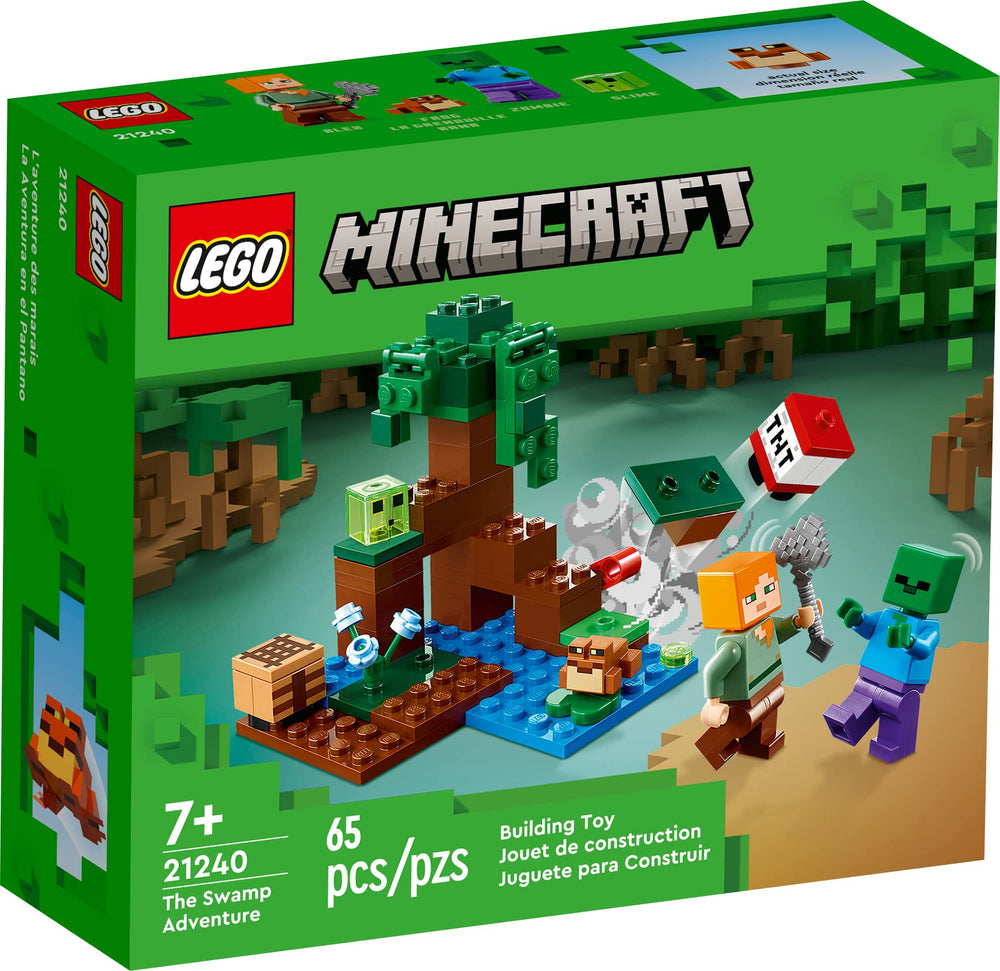 LEGO Minecraft The Swamp Adventure crafting table for building ideas