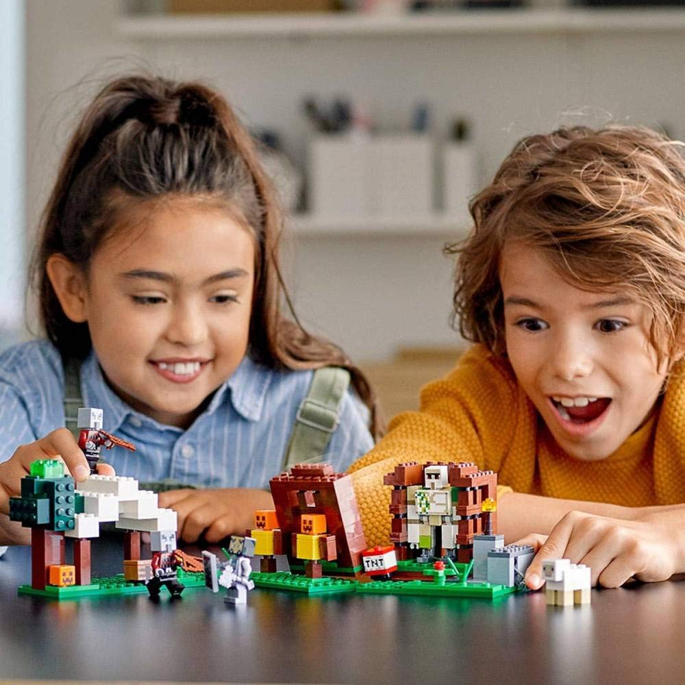 LEGO Minecraft three-section buildability encourages modular creativity