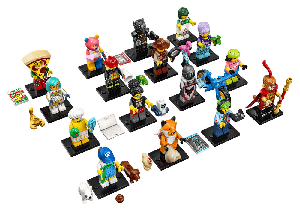LEGO Series 19 minifigure, multicolor palette, perfect for display or gifting.