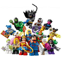 LEGO Minifigures DC 71026 accessories showcase compatible with display setups and play.