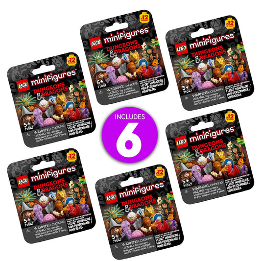 LEGO Minifigures D&amp;D 6 Pack accessories enhance storytelling potential.
