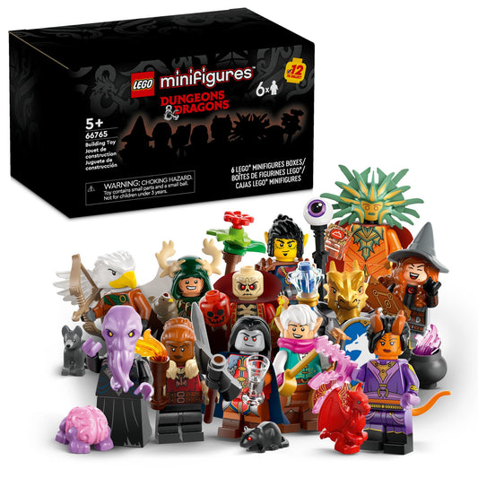 LEGO Minifigures D&amp;D 6 Pack figures ready for imaginative fantasy play.