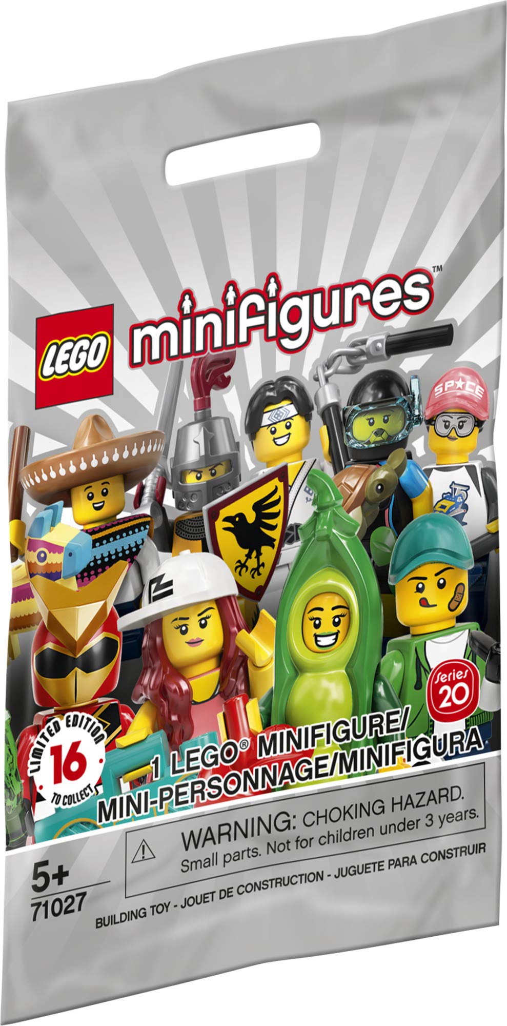 LEGO Minifigures Series 20 Peapod Costume Girl figure ideal for gifting and collection.