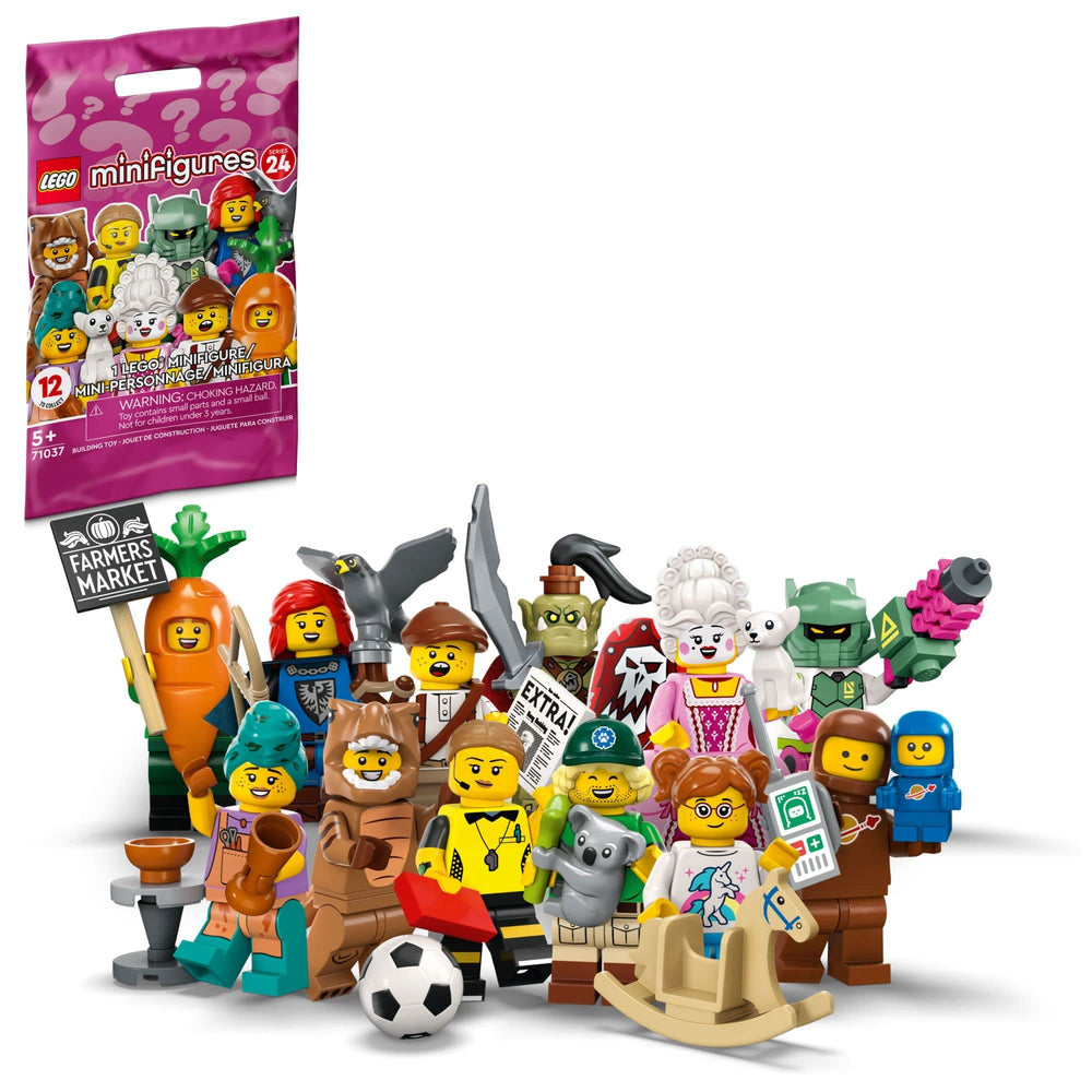 LEGO Minifigures Series 24 T-Rex Costume Fan for display and imaginative play