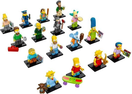 Display plate included to showcase a unique Simpsons character on your LEGO shelf.