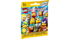 LEGO Minifigures Simpsons Series 71009 mystery bag shows collectible characters for trading.