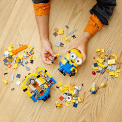 LEGO Minions Rise of Gru Kevin to Bob rebuild enables dynamic mini-missions.