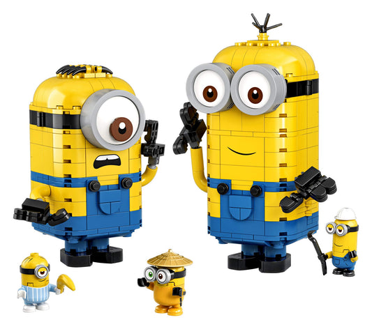 LEGO Minions Rise of Gru lair interior encourages creative storytelling and role play.