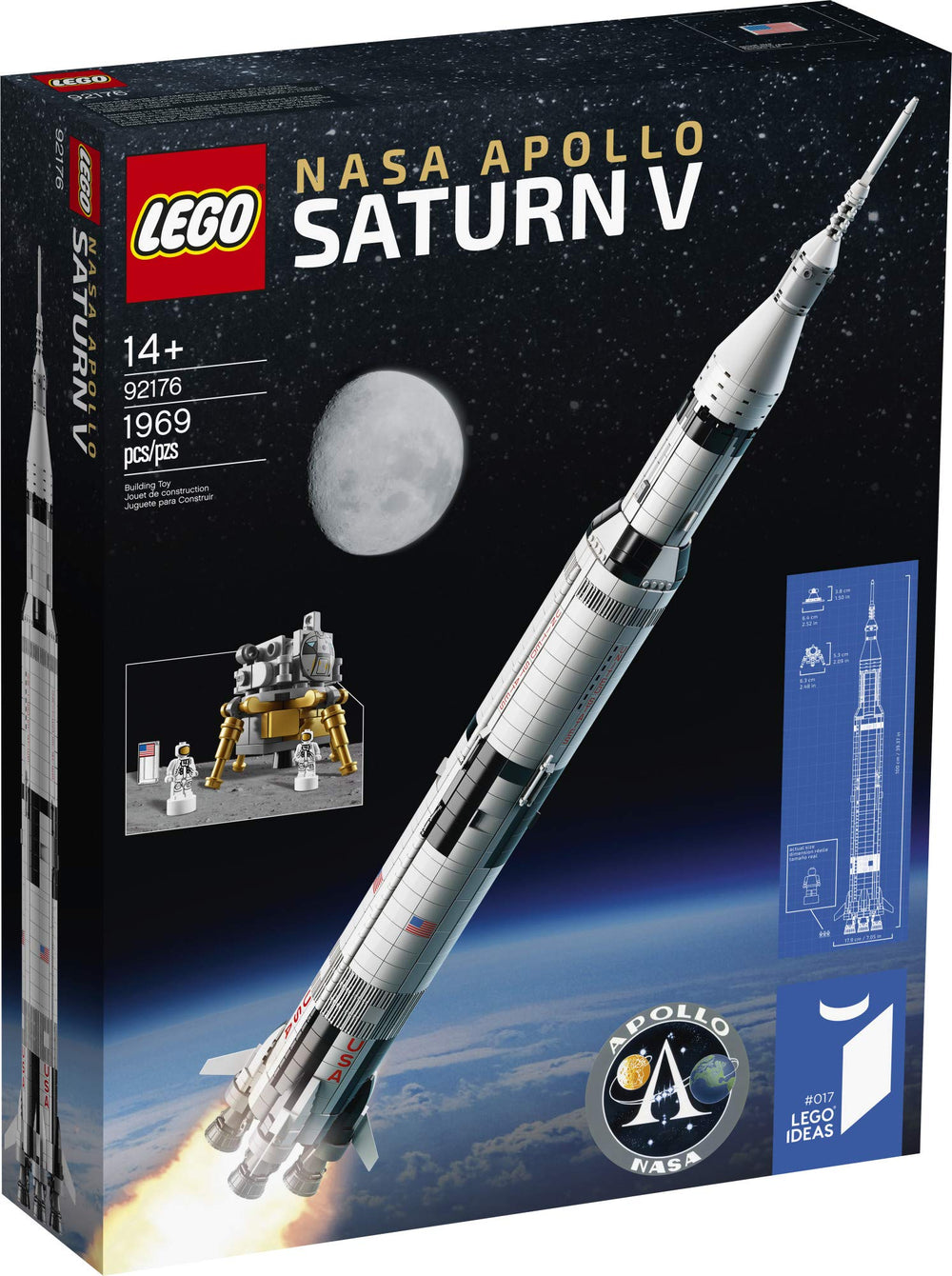 LEGO NASA Apollo Saturn V third stage highlights compact design and build fun
