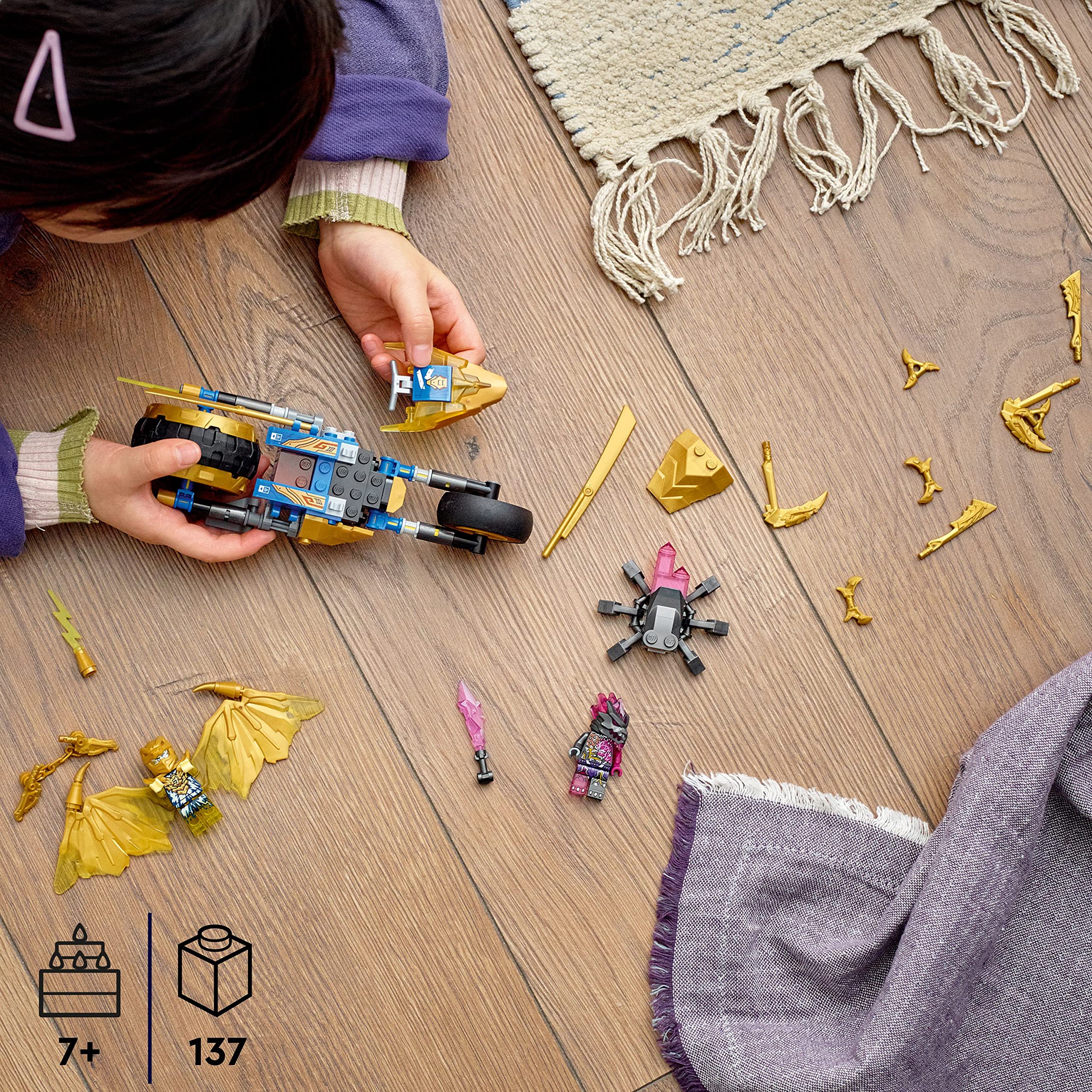 LEGO NINJAGO 71768 set on display enhances a kid's collection