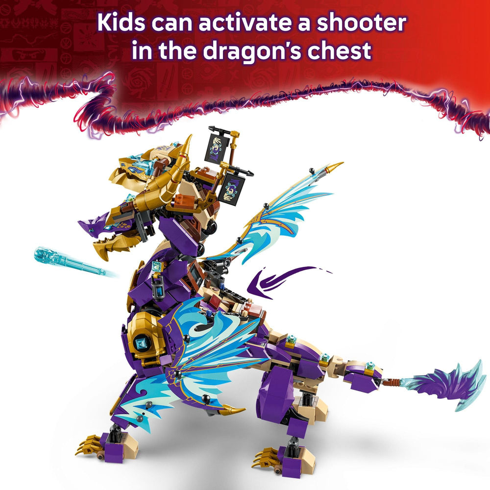 Eight NINJAGO minifigures included for enhanced storytelling.