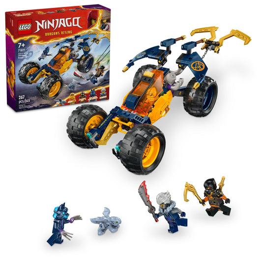 LEGO NINJAGO Arin off-road buggy front view for action-packed battles