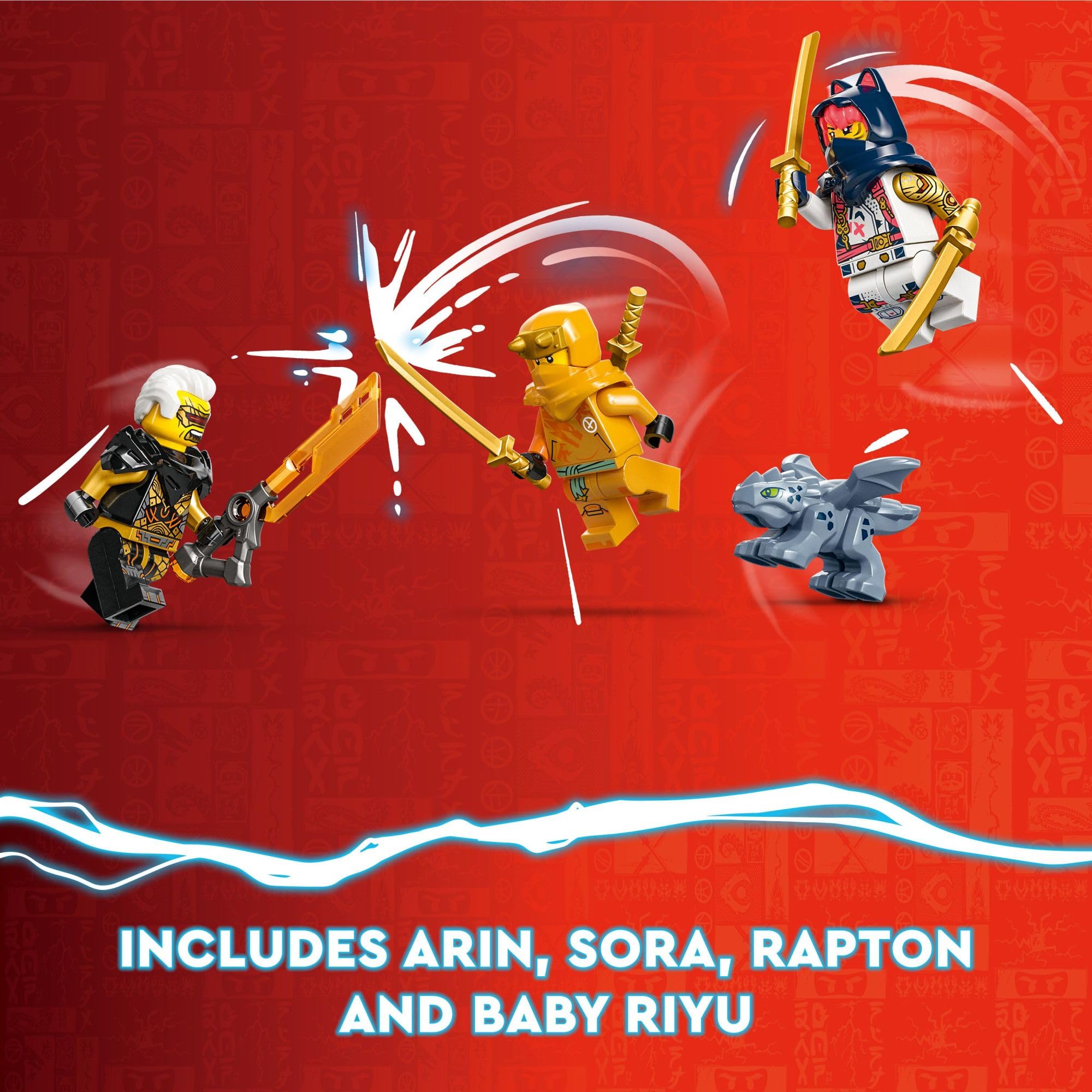 Baby Riyu dragon model enhances storytelling with a friendly companion.