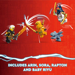 Baby Riyu dragon model enhances storytelling with a friendly companion.
