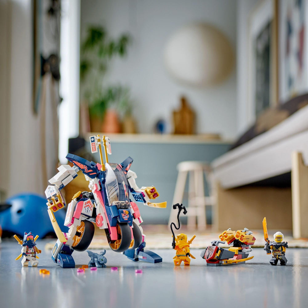 384-piece build challenge encourages focus and problem solving.