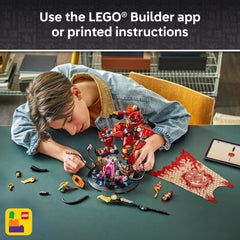LEGO Builder app with 3D instructions guides builders through steps.