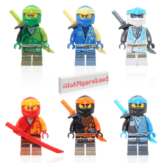 LEGO NINJAGO Lloyd minifigure with weapon for action-packed ninja play