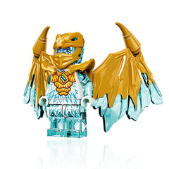 LEGO NINJAGO Zane golden dragon figure detail sparks action-packed storytelling