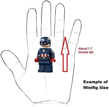 LEGO minifigure scale reference with Morro for accurate display sizing
