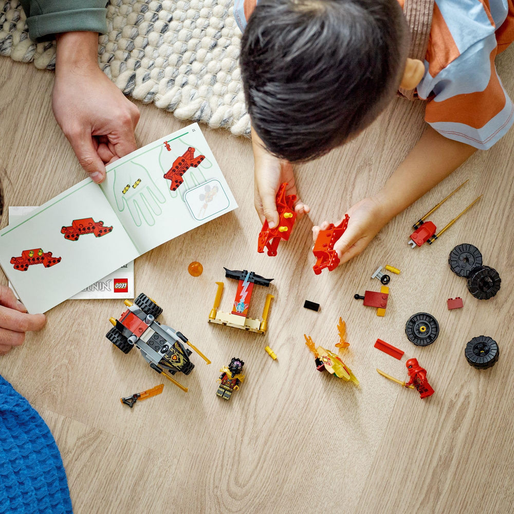 LEGO NINJAGO flame elements add vibrant action visuals