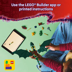 LEGO NINJAGO Golden Dragon Baby figurine: adorable companion for nurturing play.
