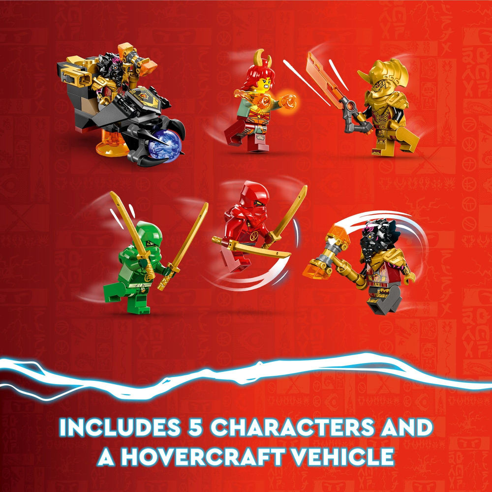 LEGO NINJAGO Heatwave hovercraft battle vehicle for aerial play