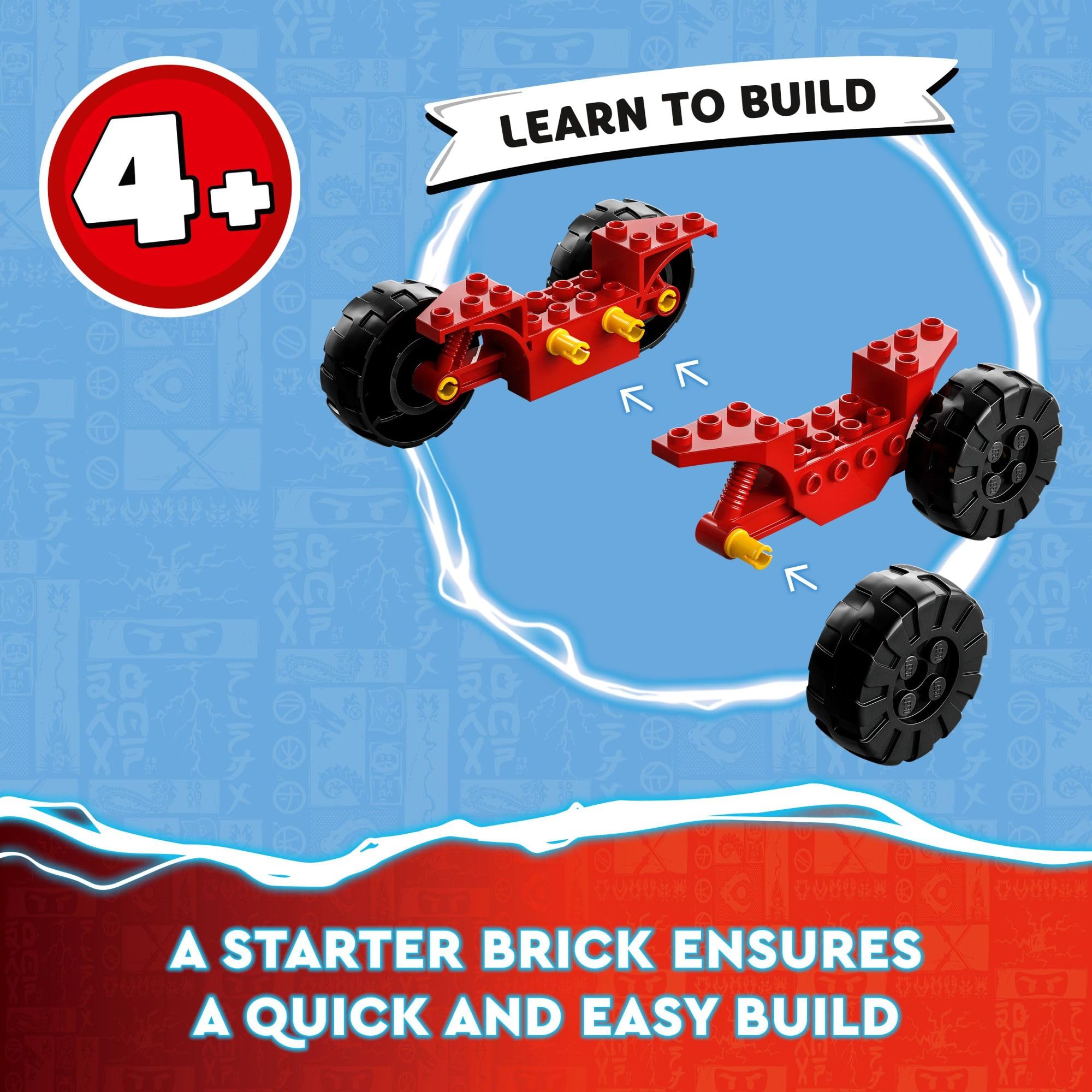 LEGO NINJAGO Kai minifigure sparks action-packed adventures