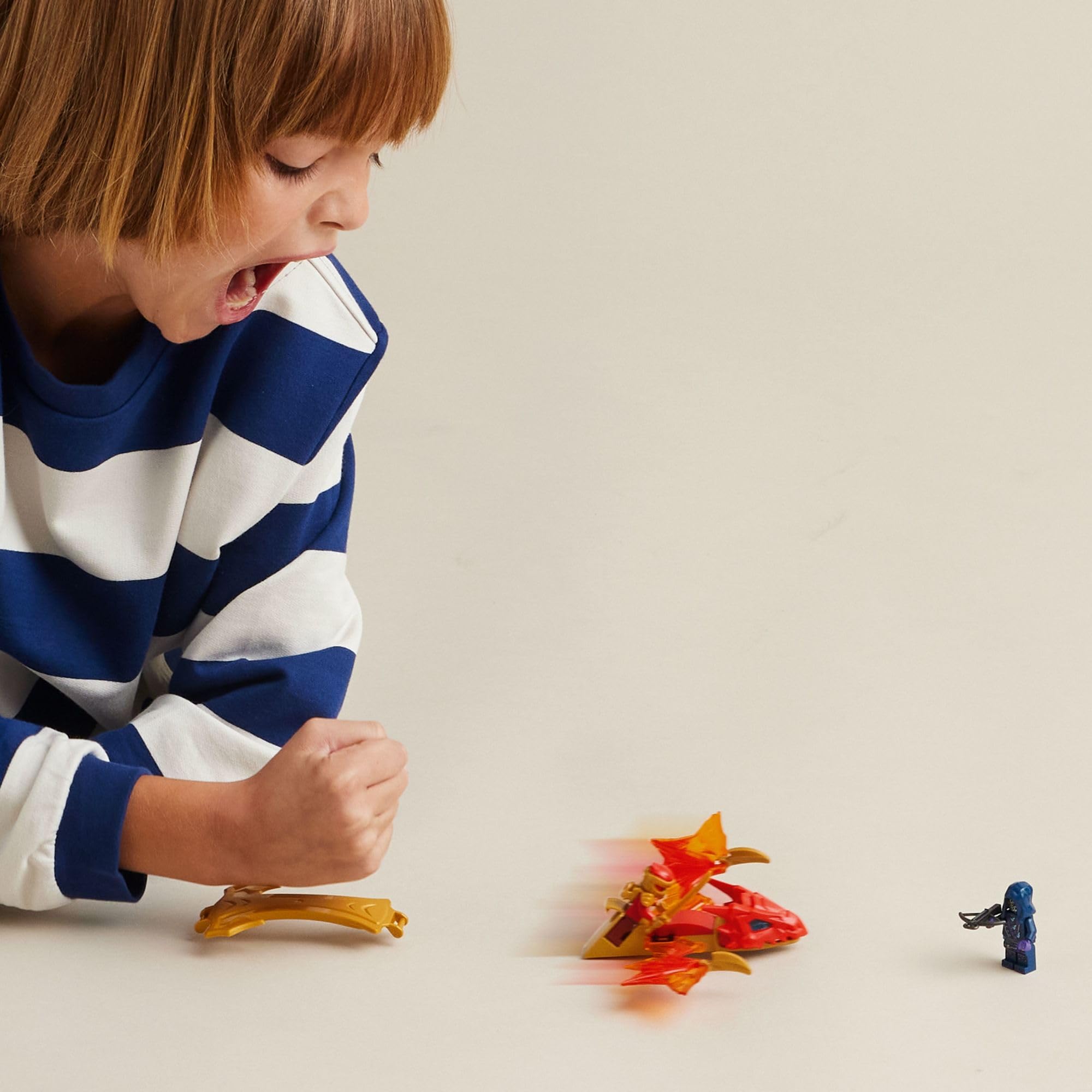 LEGO NINJAGO Kai's Rising Dragon Strike dragon assembly lets kids explore imaginative combat scenarios