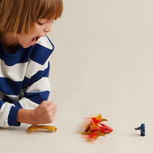 LEGO NINJAGO Kai's Rising Dragon Strike dragon assembly lets kids explore imaginative combat scenarios