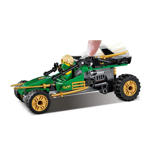LEGO NINJAGO Legacy Lloyd minifigure with golden sword for heroic storytelling.