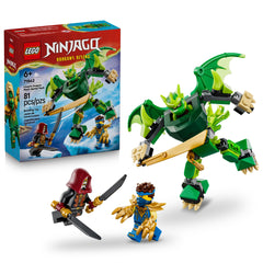 LEGO Lloyd dragon mech front view showing poseable limbs and display appeal