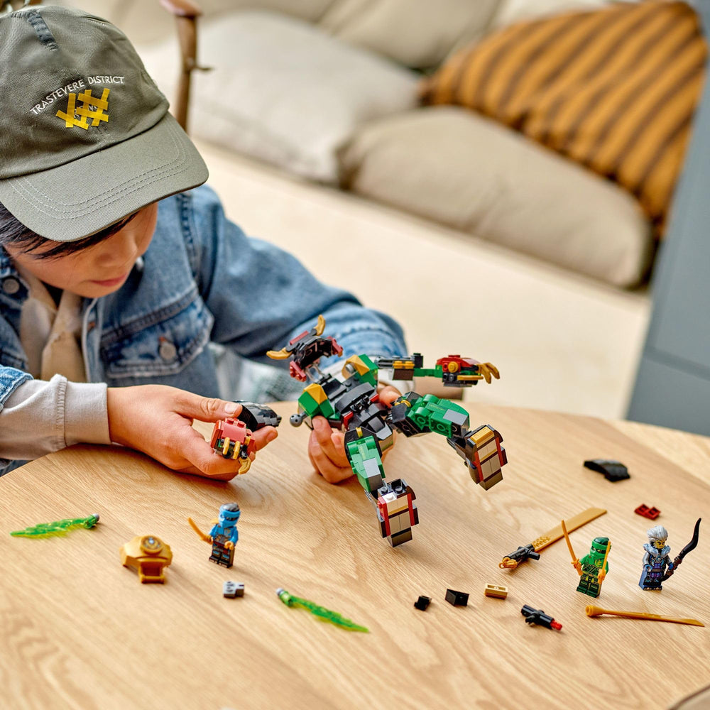 LEGO NINJAGO detachable parts enable mix-and-match mech customization