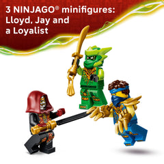LEGO mech posed in action demonstrating movement and storytelling options