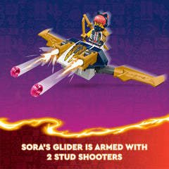 Cole on the motorcycle toy for fast, precise play and stunts