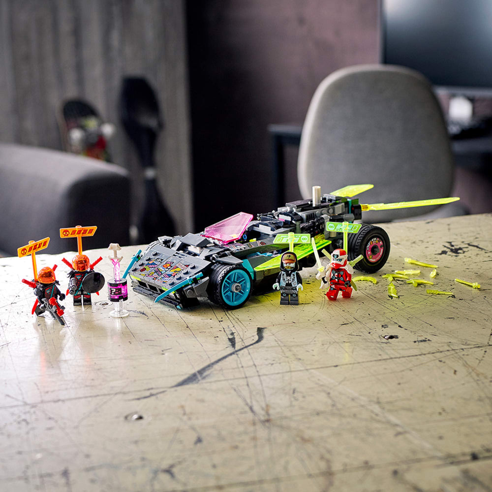 LEGO NINJAGO Ninja Tuner Car 71710 play scenes, fast battles and hero adventures