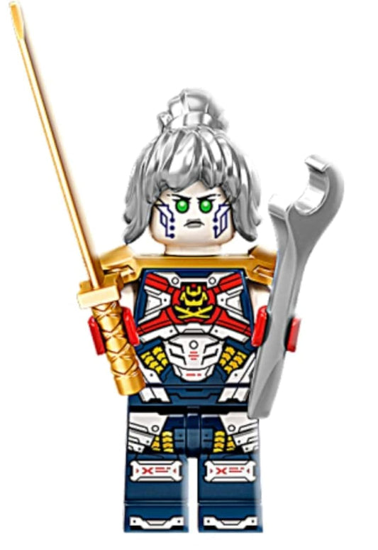 LEGO Ninjago PIXAL minifigure with wrench, ideal for detailed builds.