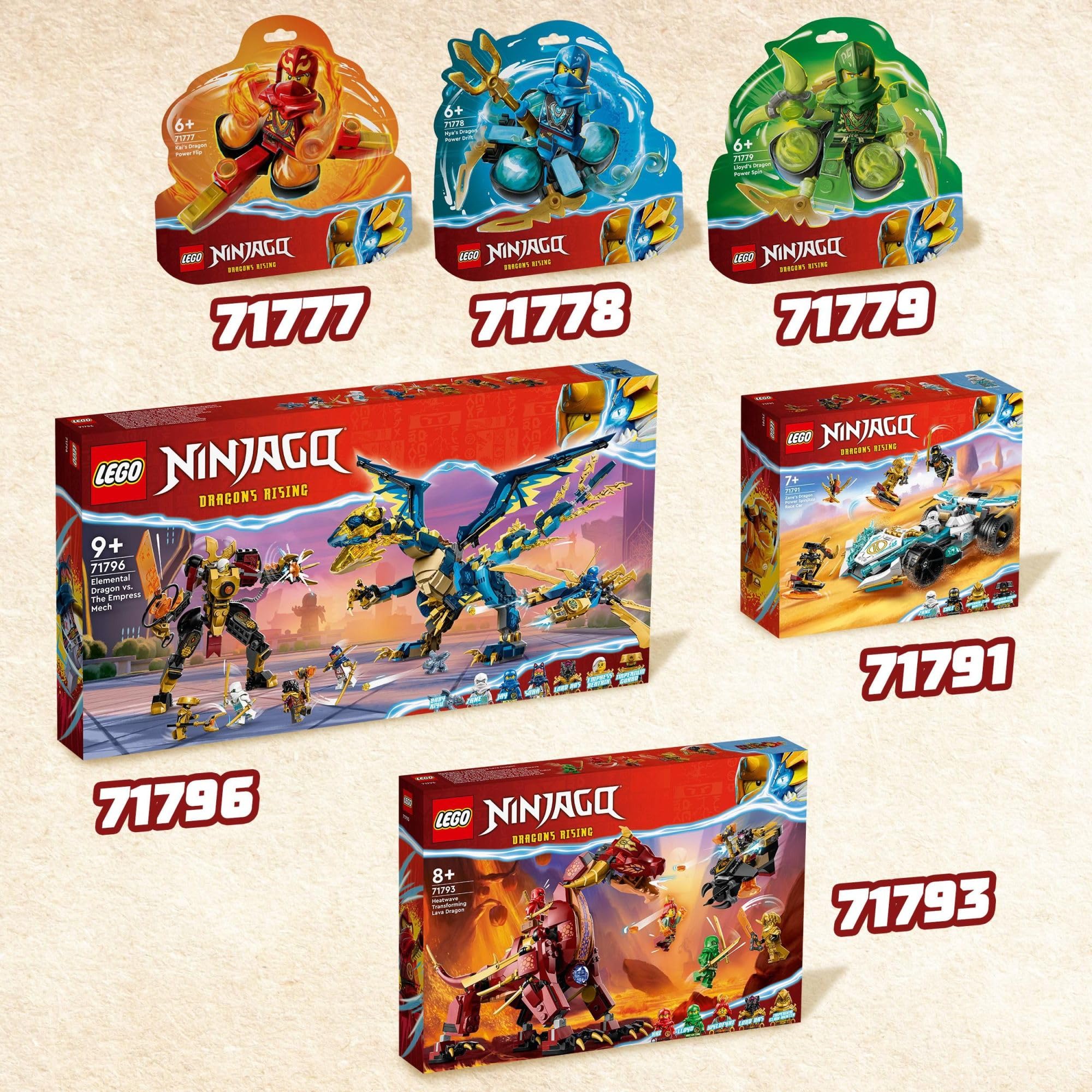 LEGO NINJAGO Portable Spin Set designed for on-the-go play